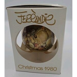 Vintage Christmas Ornament Schmid 1980 Babes at Christmas J Ferrandiz New